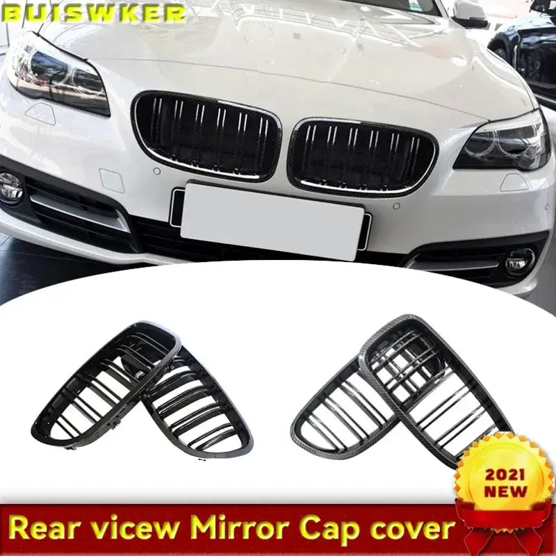 Front Bumper Grille Kidney Grill For BMW 5 Series F10 F18 F02 F11 M5 10-15 Car Accessories Front Kidney Grill Gloss Black by InterCyprus Trading Ltd