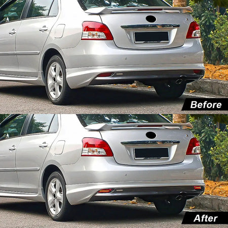 LED Rear Bumper Reflector Light For Toyota Vios 2008 2009 2010 2011 2012 2013 Start-up Animation Warning Turn Signal Lamps 12V by InterCyprus Trading Ltd