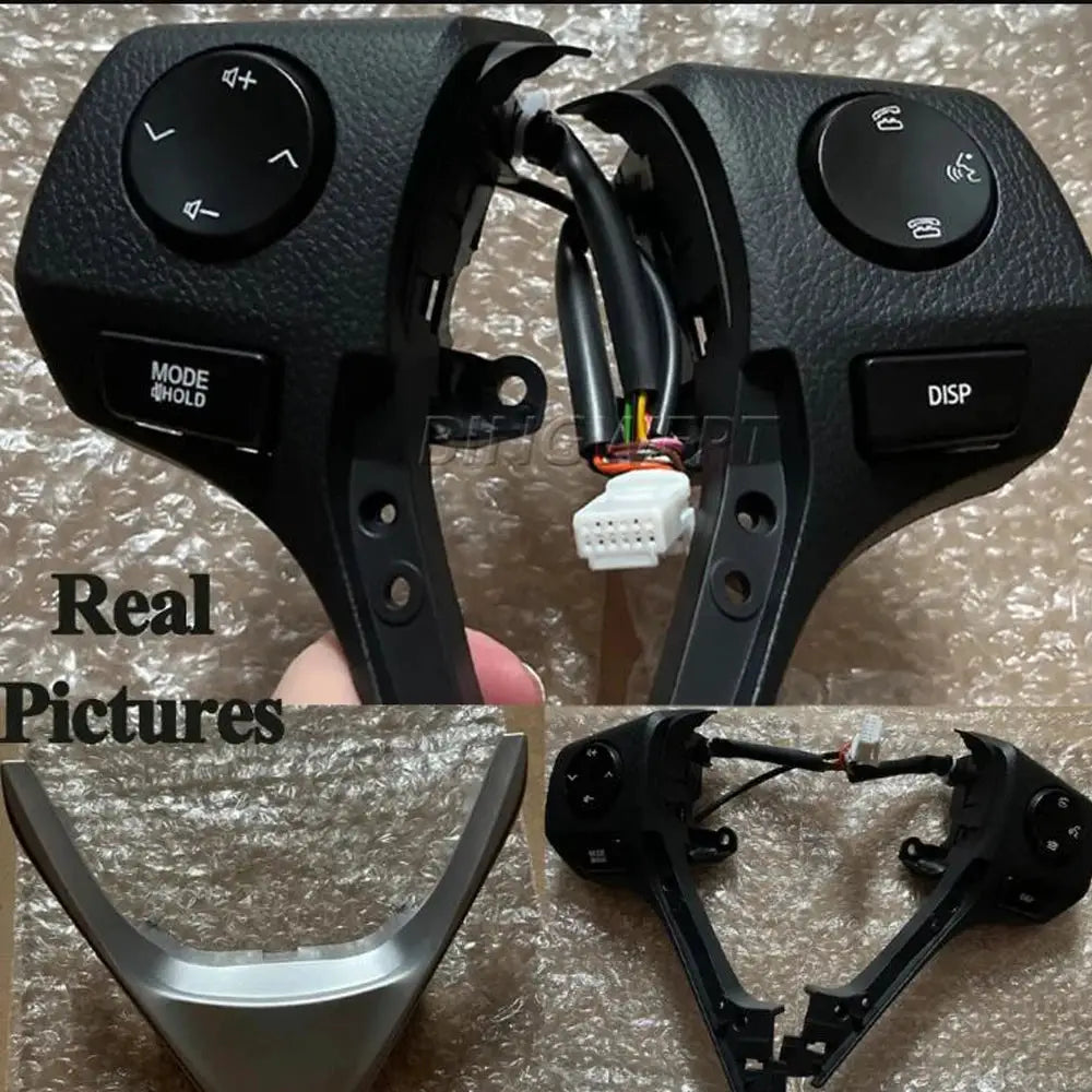 Steering Wheel Switch Audio Bluetooth Control Button with U-frame 84250-02560 For TOYOTA RAV4 Corolla 14-18 For Yaris 18-22 by InterCyprus Trading Ltd