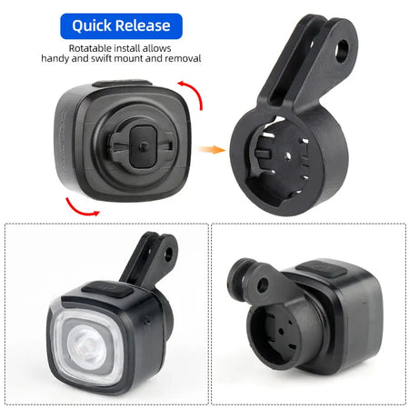 Bicycle Saddle Rail Rear Light Bracket &ndash; Lightweight Aluminum Alloy Design