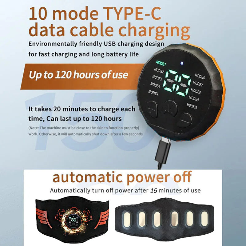 Brangdy Smart EMS Muscle Stimulator Abdominal Toning Belt