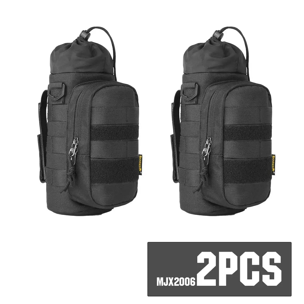 Rhinowalk Motorcycle Bottle Holder 1.5L Insulated Kettle Bag Portable Motor Water Bottle Bag Rich Mount Method With Molle System by InterCyprus Trading Ltd