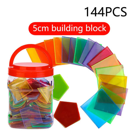 YLL01025 Transparent Blocks &ndash; Educational Light Table Play YLL01025E