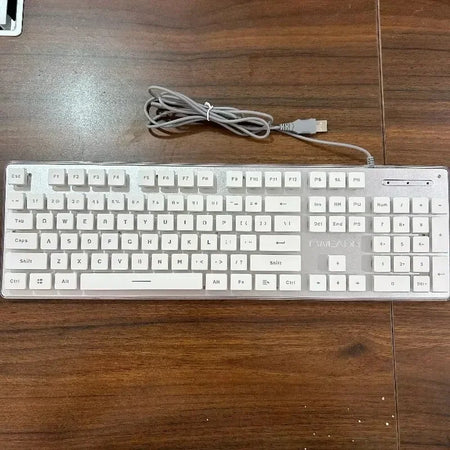 EWEADN GX710 &ndash; Mute Keyboard With White Backlight, Wired