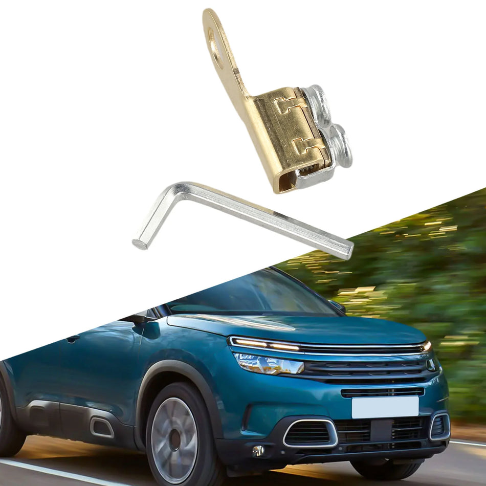 Automobilio akumuliatoriaus terminalo spaustukas, sustiprintas vario galvutė, viršutinė spaustuvė