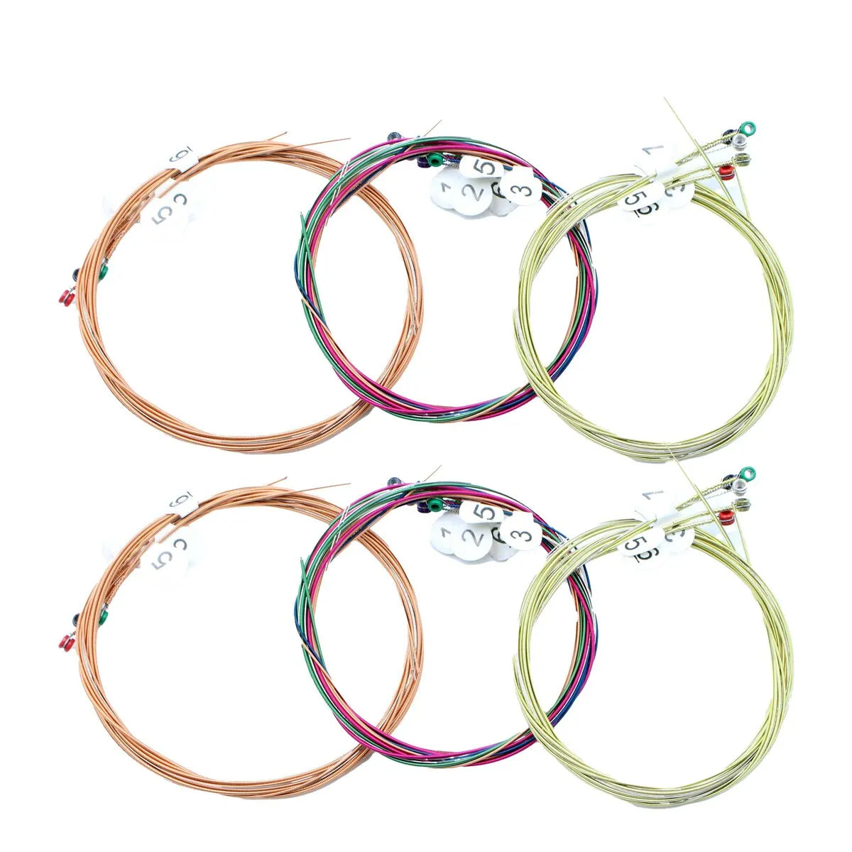 Miwayer Rainbow Acoustic Strings 6Pcs &ndash; Colorful Tone