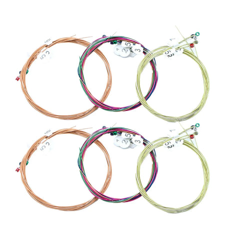 Miwayer Rainbow Acoustic Strings 6Pcs &ndash; Colorful Tone