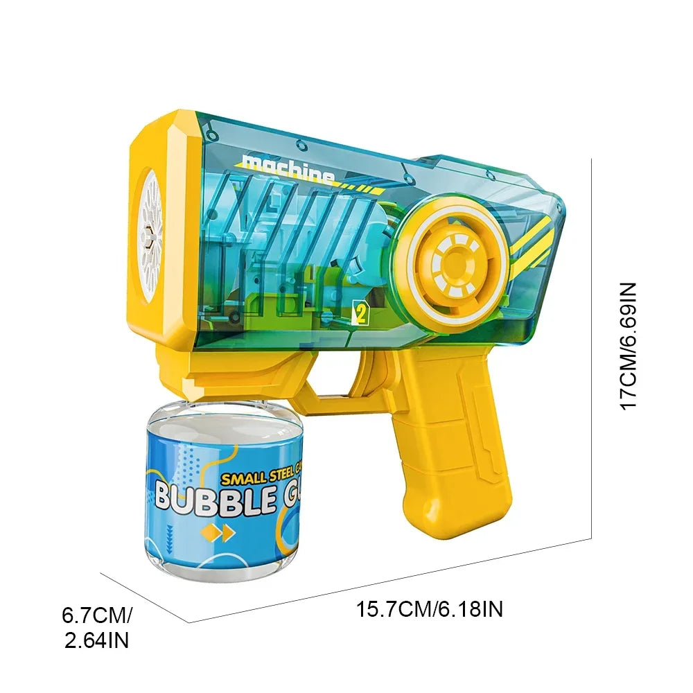 12 Holes Electric Bubble Gun &ndash; Full Automatic Fun for Kids