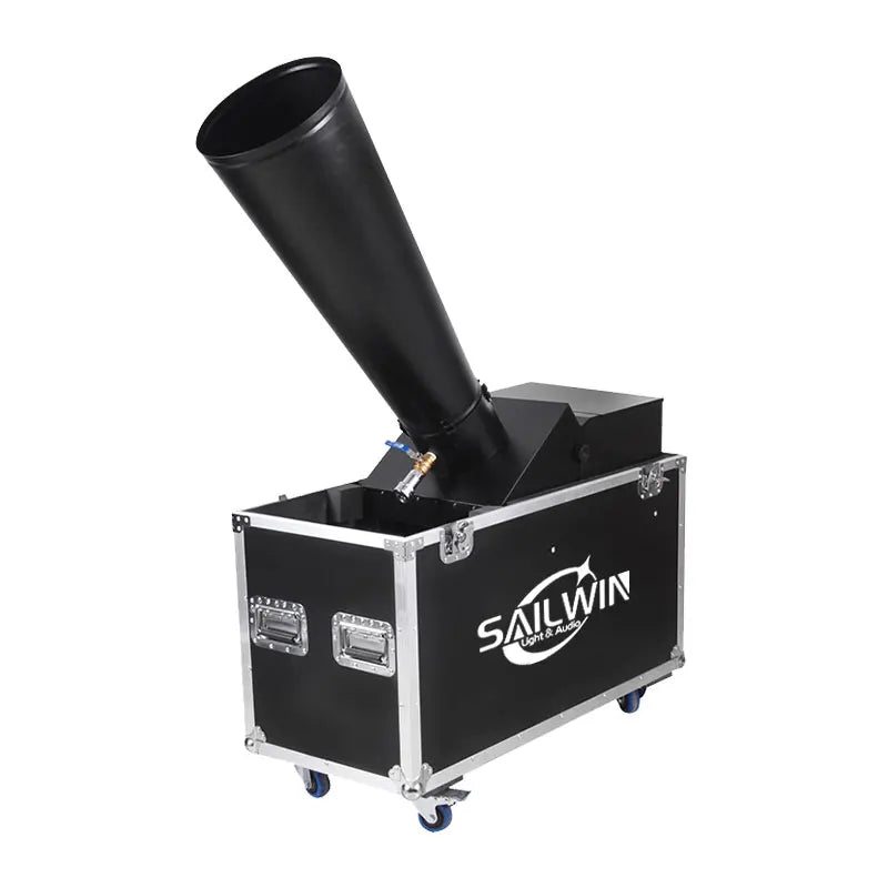 Sailwin 3000W DMX512 Konfettimaskin Scenkanon Pappersblåsare för Stora Evenemang 10 till 15m Täckning RGB Färgblandning Disko Fest