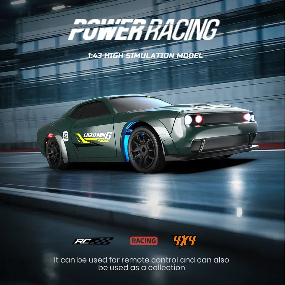 1/43 RC Car 4x4 2.4G Remote Vehicle RTR &ndash; LED Lights