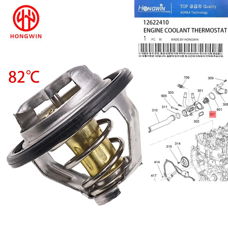 Motor-Kühlmittelthermostat für Saturn L100/LW200/L200; Chevrolet Cavalier