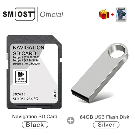 32GB Europe UK Map MIB2 Card &ndash; High Speed GPS Navigation CHINA / MIB2 with USB