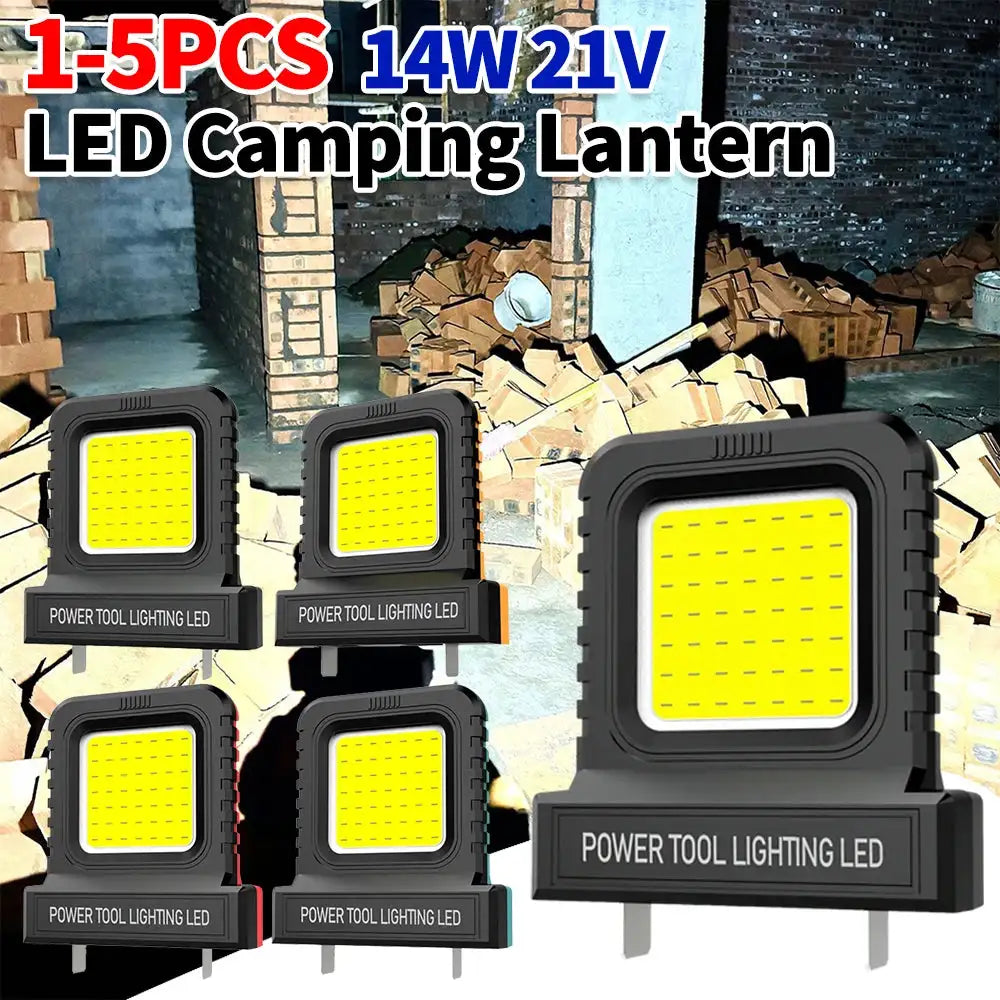14W Portable Mini Pocket Work Light Two Modes For Camping