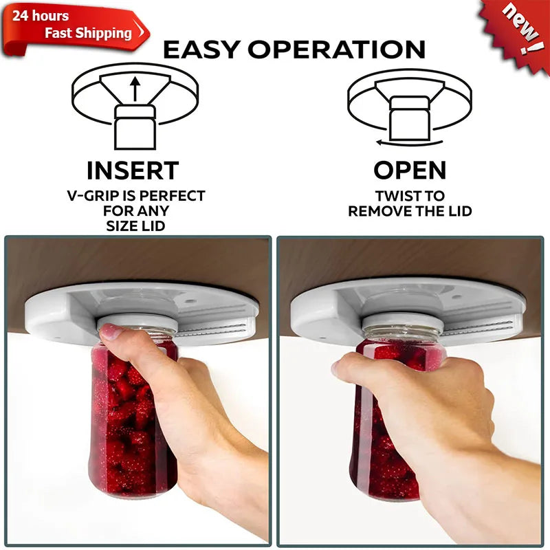 Multifunction Can Opener - Fast Lid Remover for Kitchen