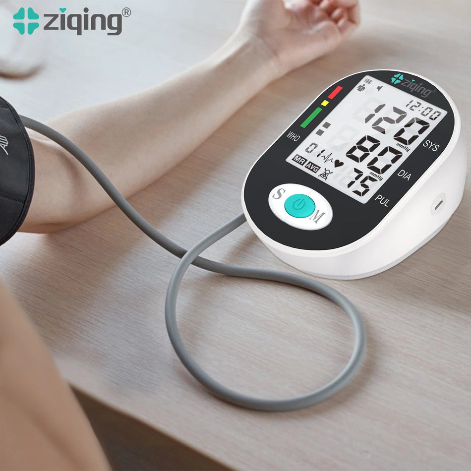 Digital Arm Blood Pressure Monitor Automatic Heart Rate LCD