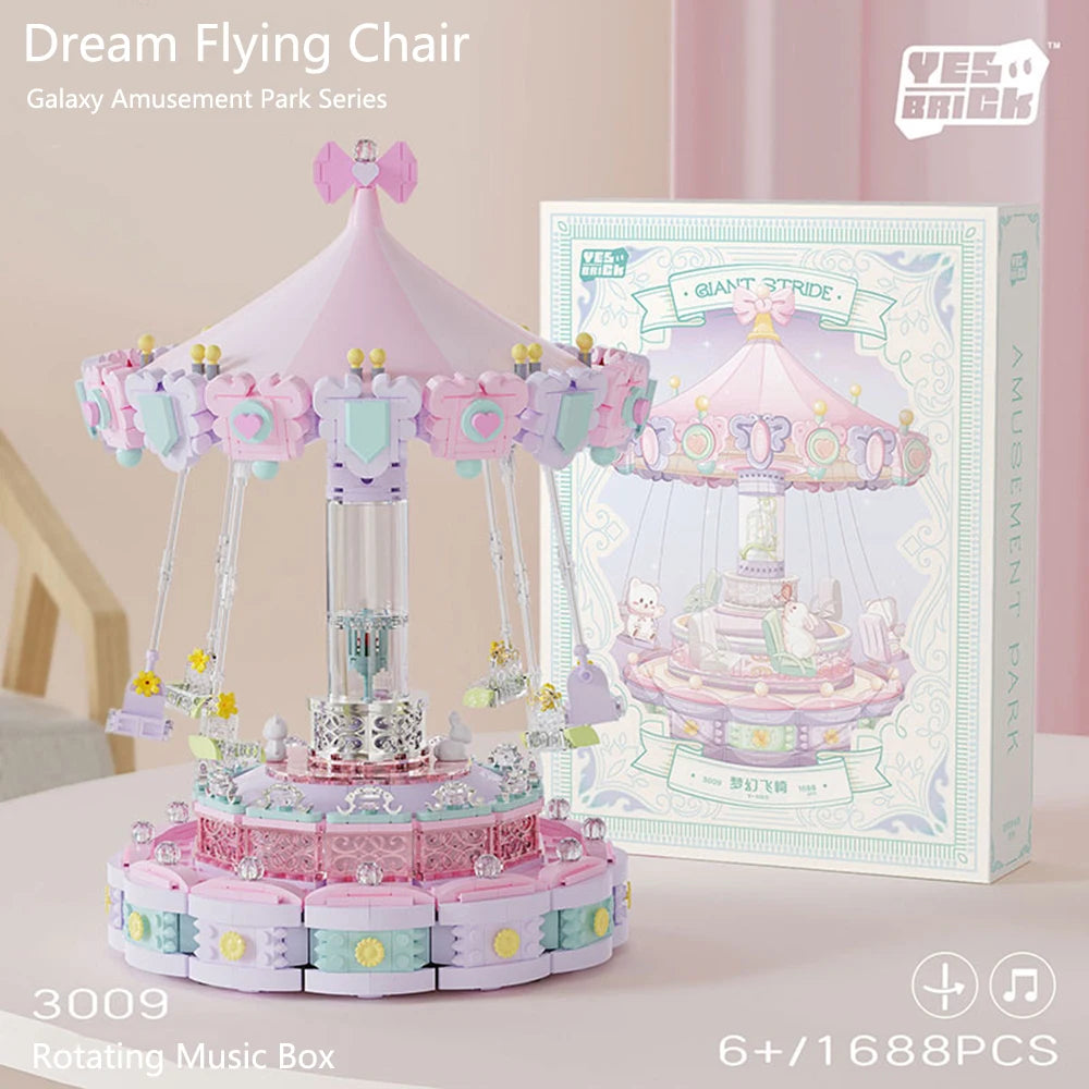 Wltoys 1686 1688 Building Blocks &ndash; Rotating Music Box 1688PCS 3009