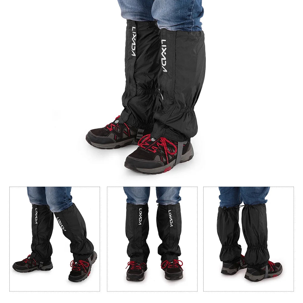 Water Resistant Leg Gaiters &ndash; Zippered Closure For Easy Fit