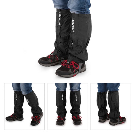 Water Resistant Leg Gaiters &ndash; Zippered Closure For Easy Fit