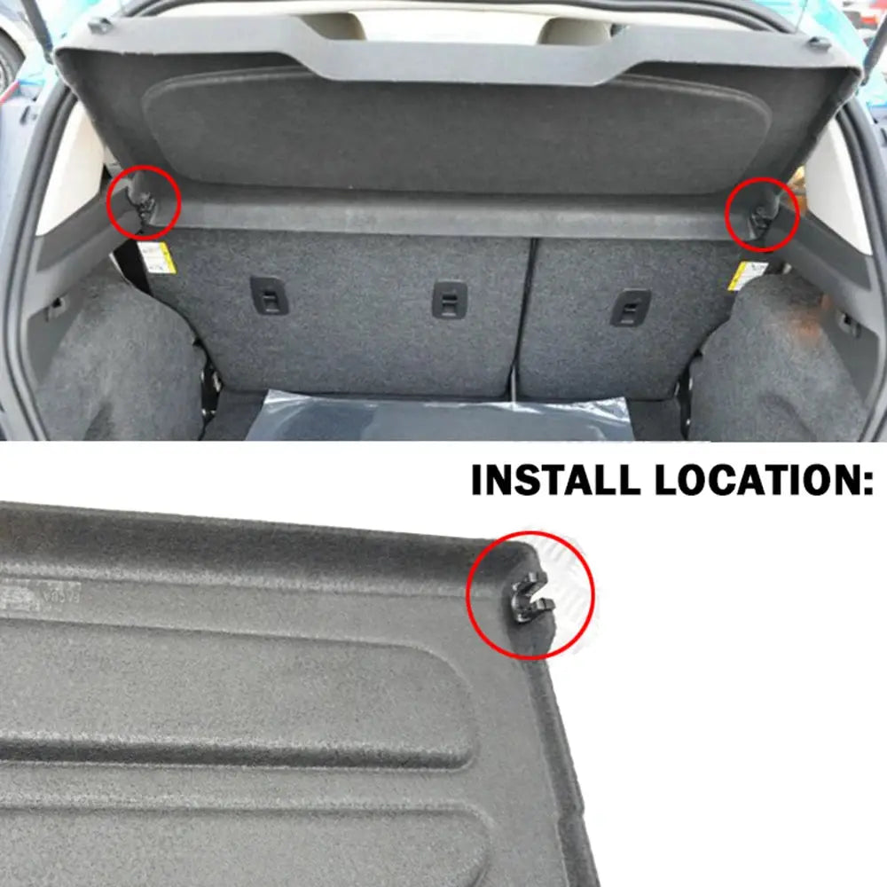 For Ford Focus 3 Mondeo MK4 Fiesta MK7 MK8 B-Max C-Max Rear Boot Trunk Load Cover Parcel Shelf Clips Pivot Bracket Mount by InterCyprus Trading Ltd