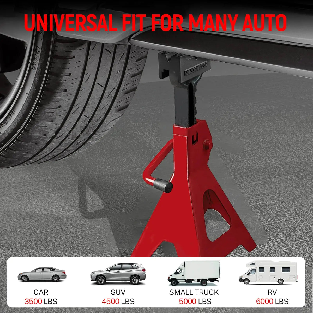 Rubber Axle Pinch Weld Jack Pad for Jack Stand 2 3 Ton Capacity Heavy Duty Frame Rail Cover Protector Car Repair Kit Black by InterCyprus Trading Ltd