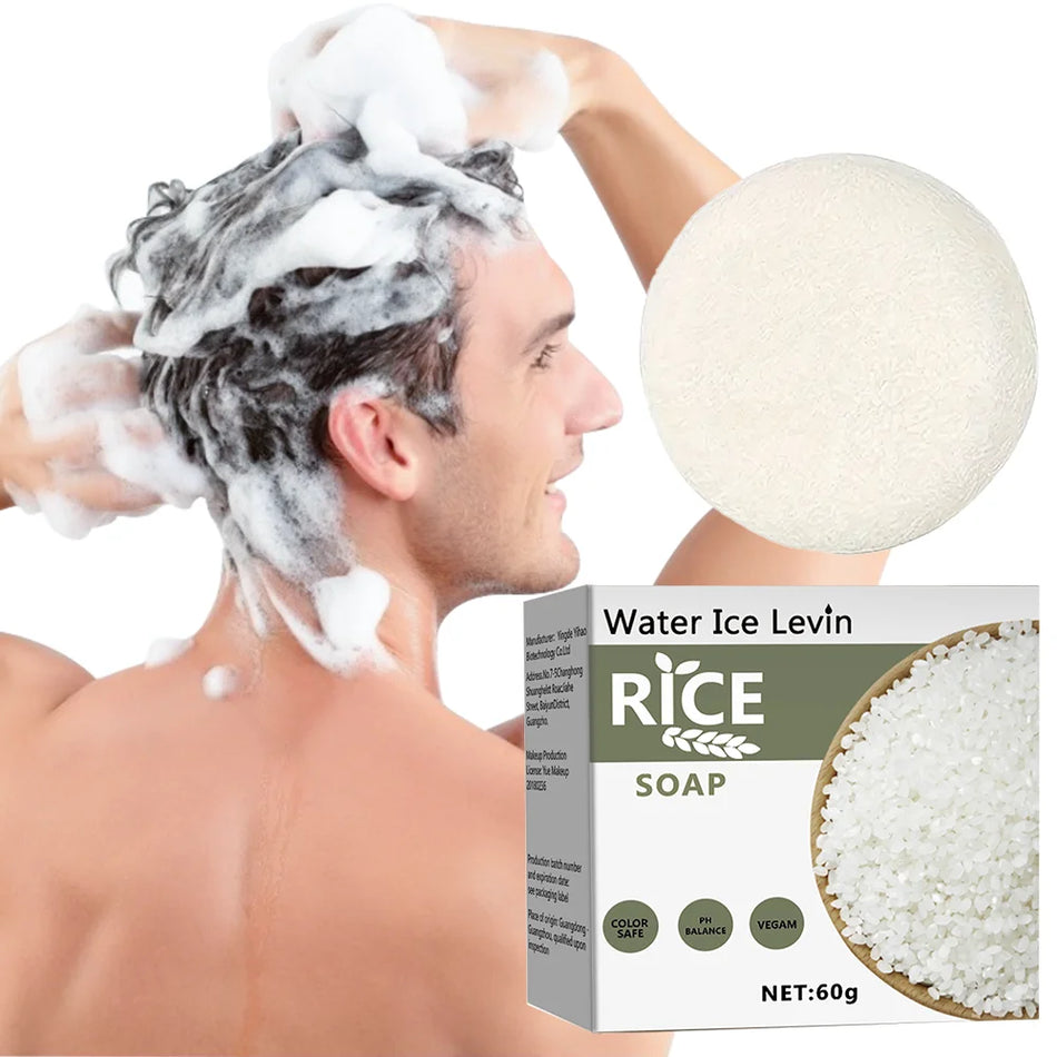 Water Ice Levin Handmade Rice Soap &ndash; Whitening and Moisturizing Formula Default Title