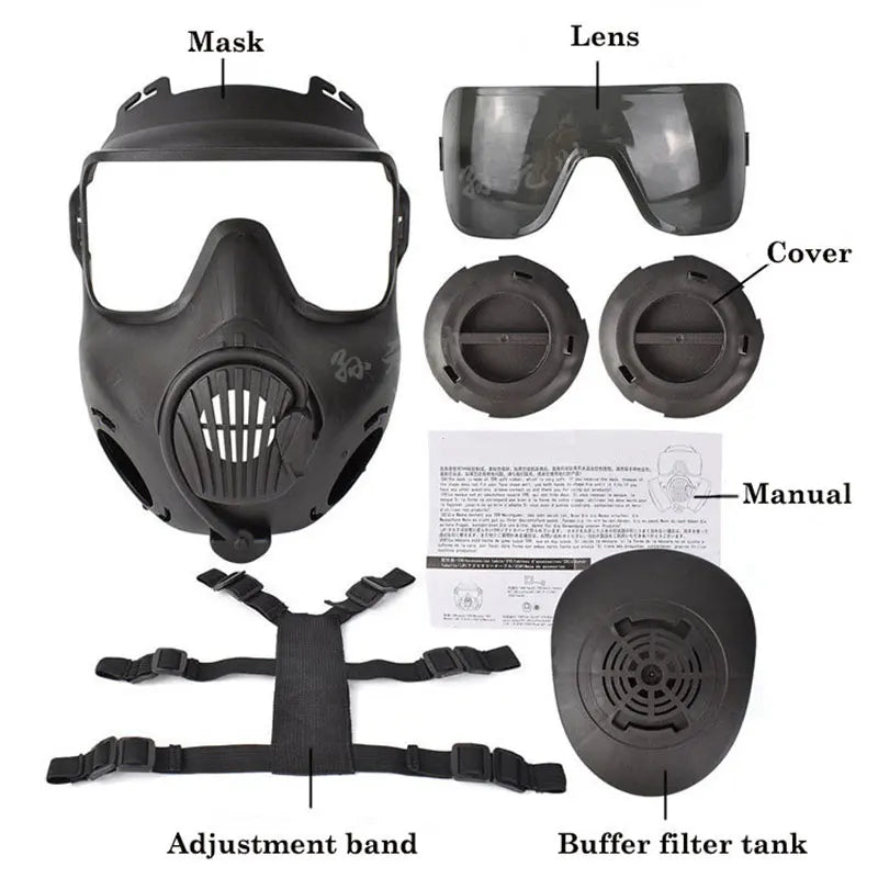 M50 Tactical Respirator Dust Mask Full Face Gas Mask &ndash; Fit