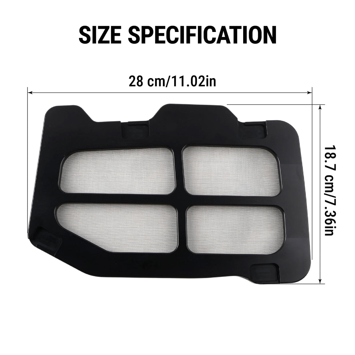 PIKBUK Airbox Lid Cover For Yamaha Raptor 700 RAPTOR 700R 2006-2026 Aluminum ATV Accessories Increased Airflow Steel Mesh by InterCyprus Trading Ltd