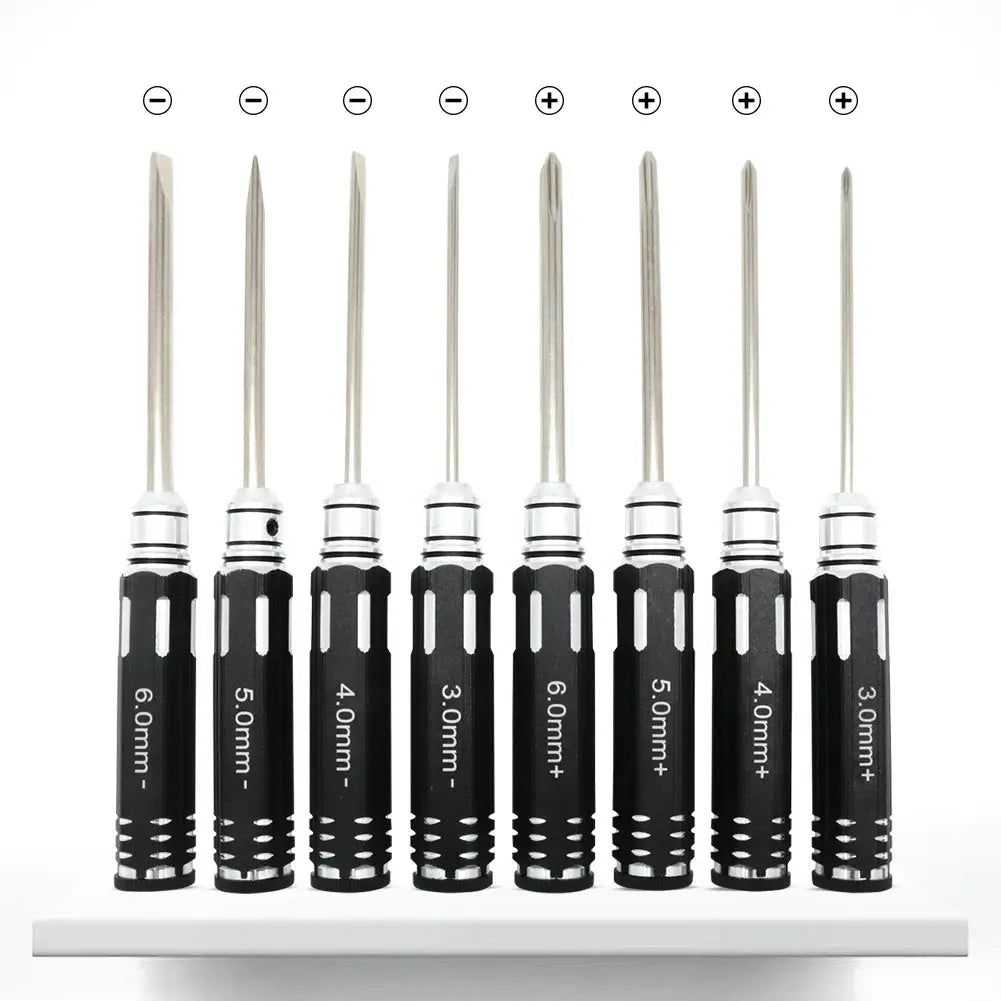 RC Hex Driver Set - 16pcs Hex Allen Screwdriver Kit Hex Nut Driver Set Wrench Key Driver Tool for Rc Car Traxxas Helicopter by InterCyprus Trading Ltd