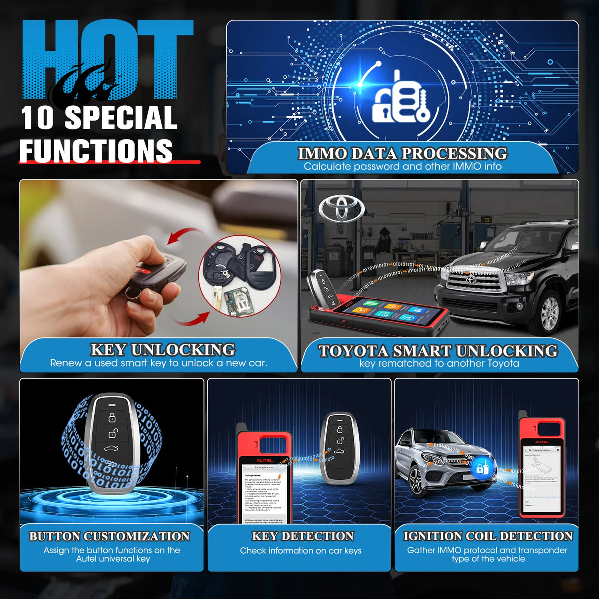 Autel MaxiIM KM100 KM100X Key Tool - All Key Lost Recovery