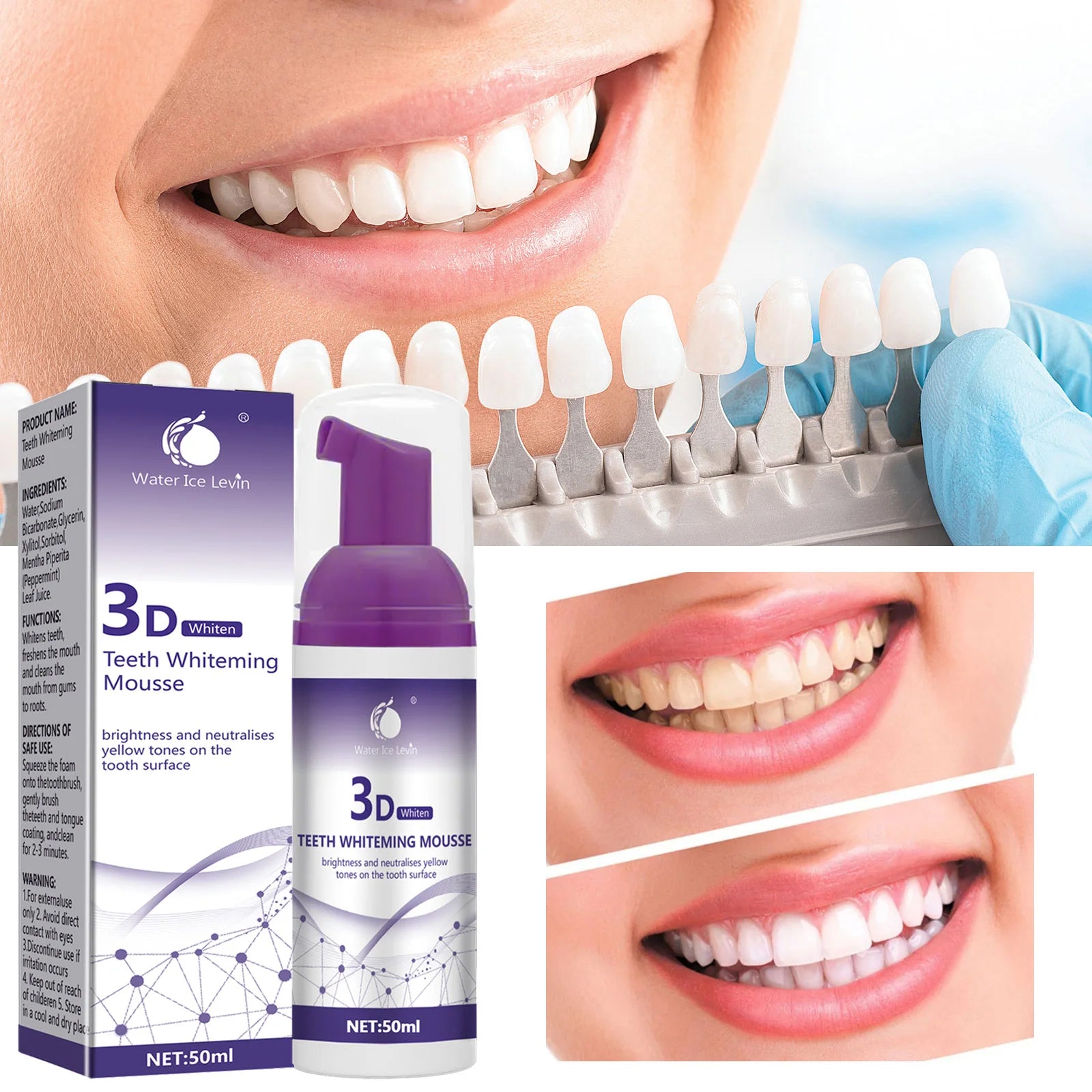 3D Mousse Toothpaste &ndash; Effective Teeth Whitening