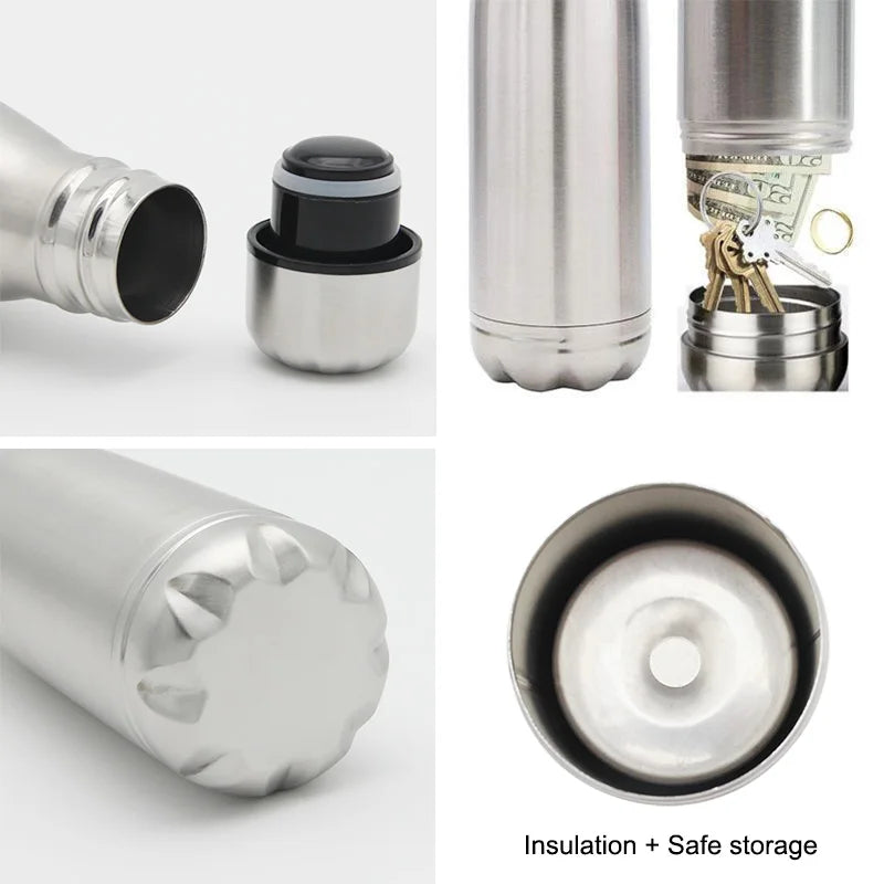 Secret Hidden Safe Water Bottle &ndash; Diversion Stash For Cash