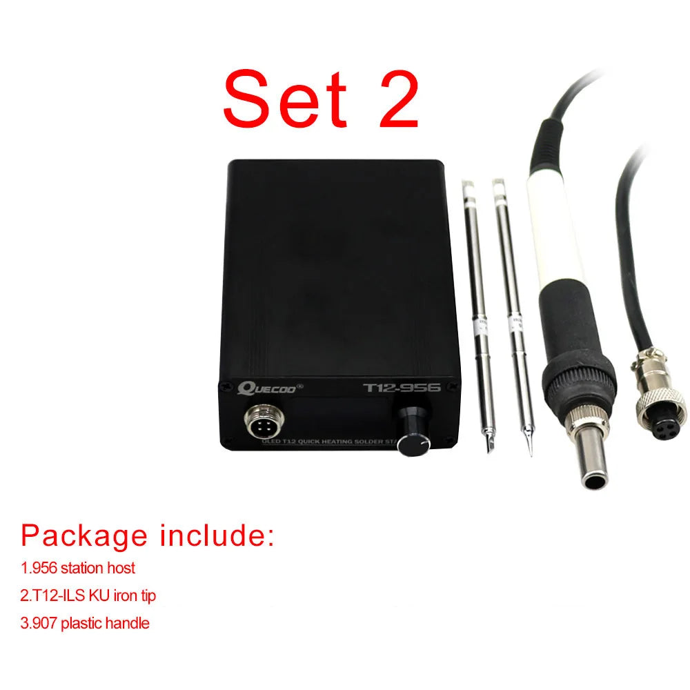 T12-956 OLED-STC Soldering Station &ndash; Bright OLED Display SET2