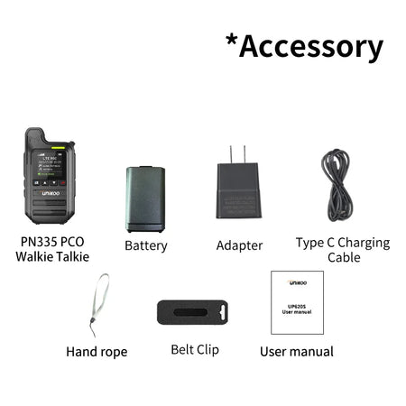 Unikoo PN335 POC Walkie Talkie &ndash; Long Range 5000km Communication