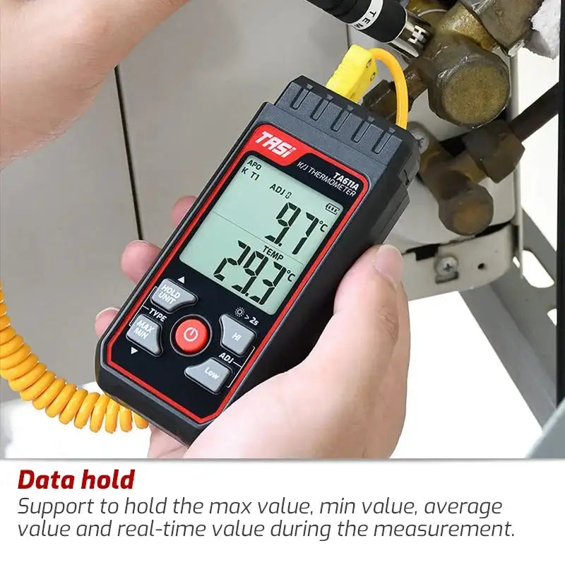 TA611A TA611B Digital Thermocouple Thermometer K J Type LCD