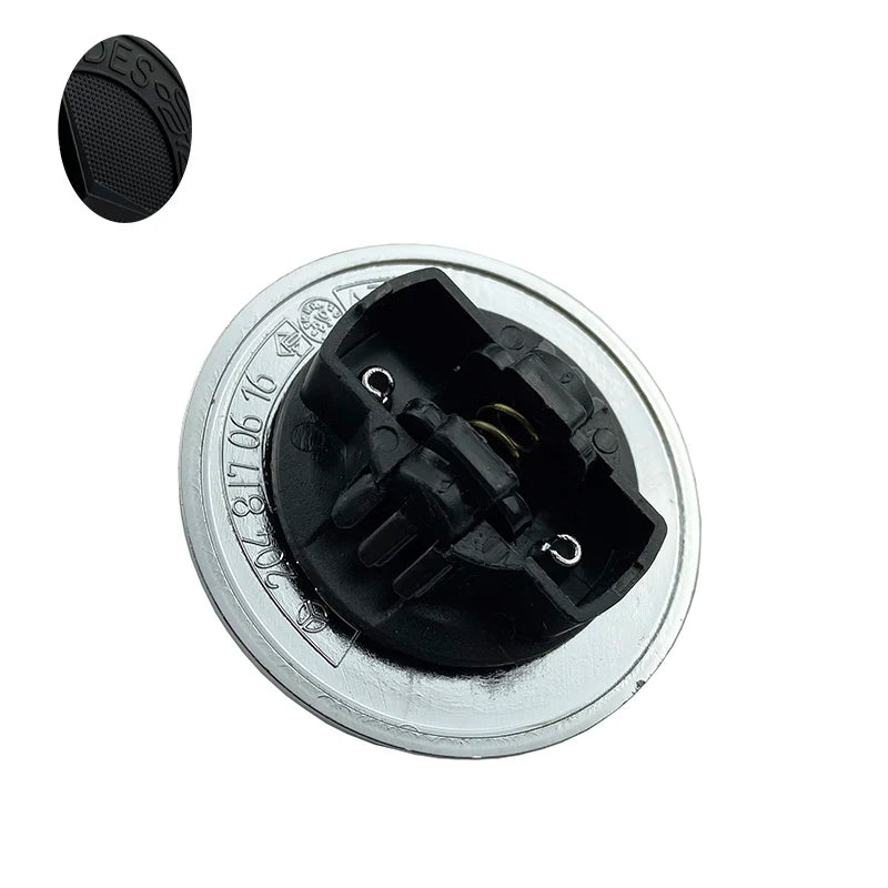 Mercedes Benz 57mm Front Hood Emblem Badge - Compatible with W204 W205 W212 W213 W221 W177 W246 GLA GLC CLA 57mm Full black
