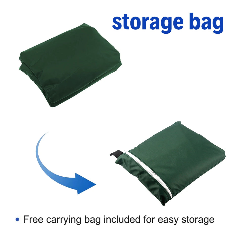 Pārvietojamā ūdensizturīgā mobilitātes skūtera vāks pelēks zaļš