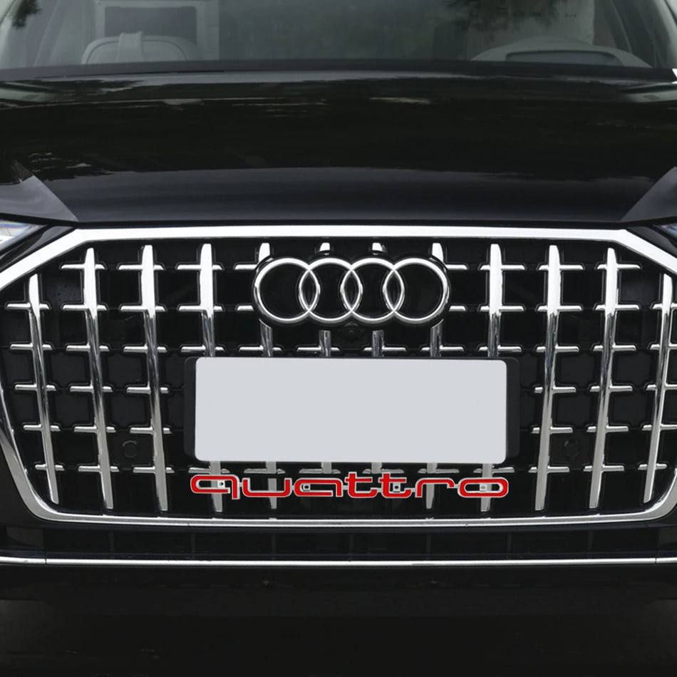3D ABS Front Grille Emblem for Audi TT RS Quattro A4 B8 A3 8P A6 C7