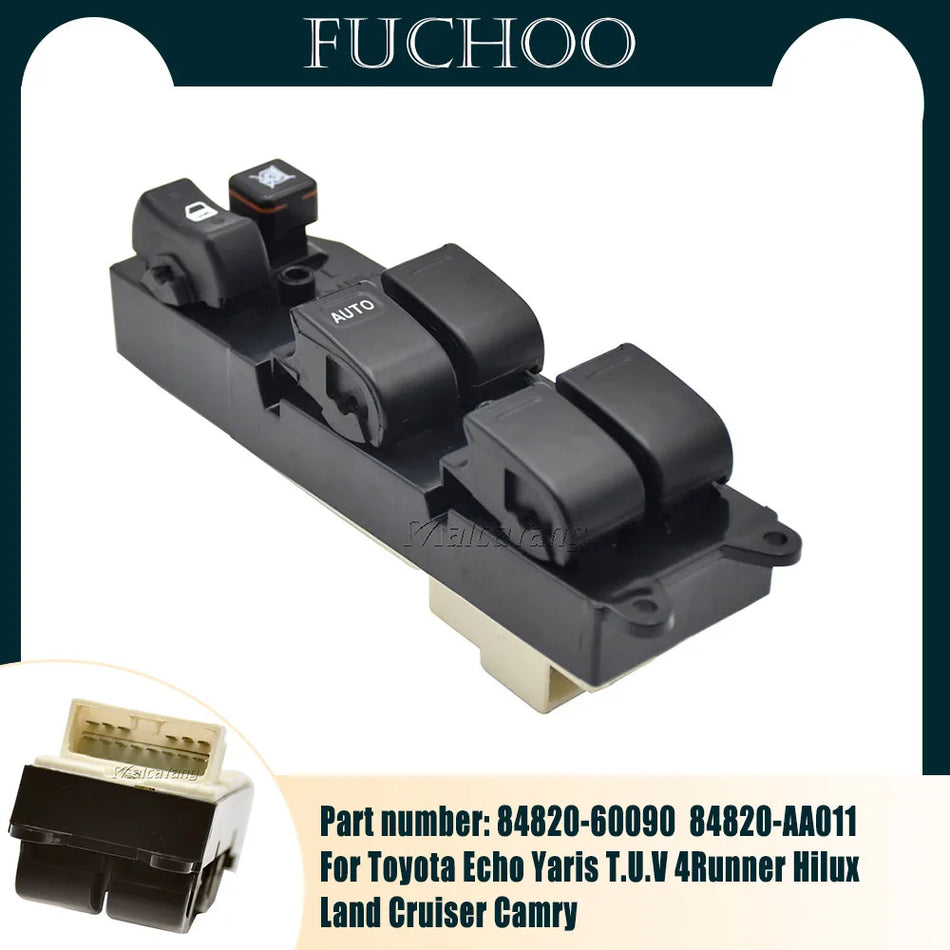Διακόπτης Ελέγχου Παραθύρου ABS για Toyota Echo Yaris Camry Land Cruiser 84820-60090
