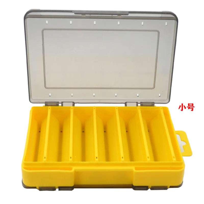 Fishing Case Double Sided Lure Box &ndash; Clear Lid For Viewing 14x11x3cm