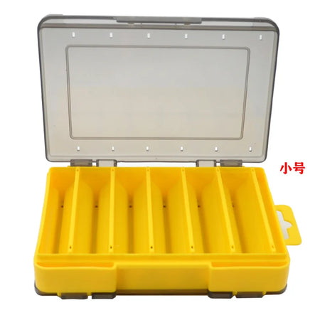 Fishing Case Double Sided Lure Box &ndash; Clear Lid For Viewing 14x11x3cm