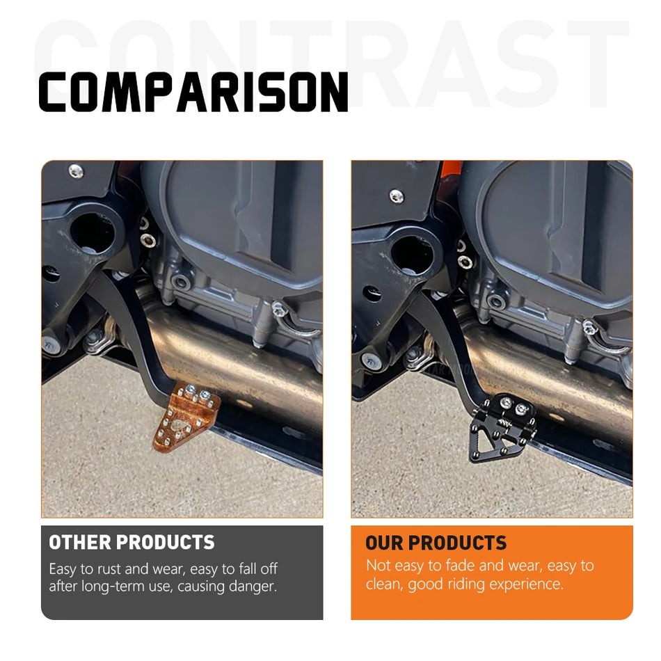 Star Moon Knight 390 690 790 890 1290 Adventure Brake Pedal Extension, Foldable Aluminum Alloy