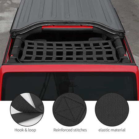 Cargo Net for Wrangler Roof &ndash; Secure Load on Jeep Wranglers