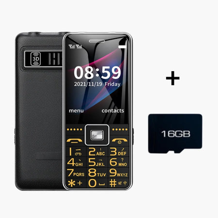 Mafam Elderly Phone Big Button &ndash; Long Battery Life Black 16G