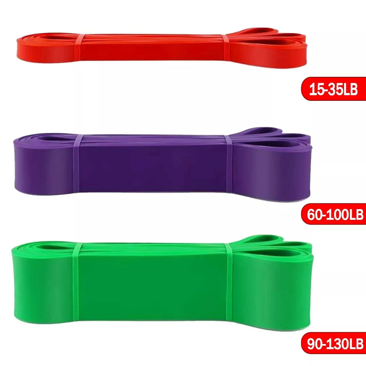 5-120lbs Fitness Resistance Bands for Boxing, Agility Training, Yoga, Pilates, Home Gym set10