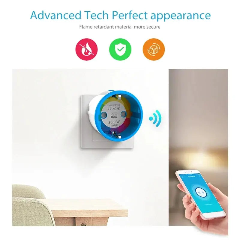 Z-Wave Plus EU Smart Power Plug Socket for Home Automation and Remote Control by InterCyprus Trading Ltd