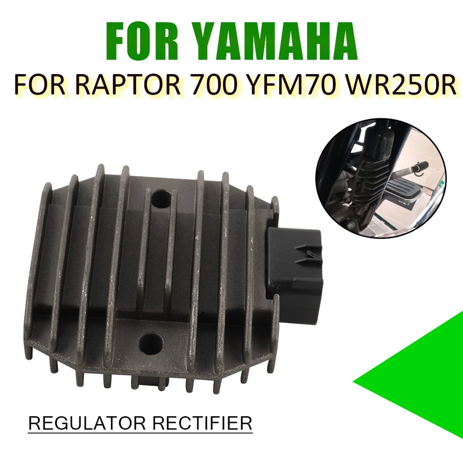 Yamaha RAPTOR 700 Voltaj Stabilitesi için Regülatör Doğrultucu, Metal Yapı, Yüksek Kaliteli Motosiklet Elektrik Parçası