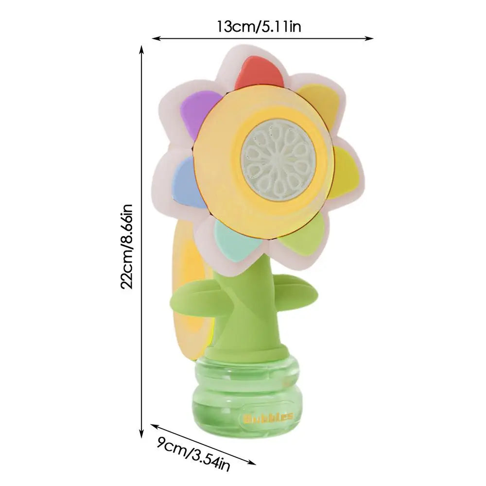 Dancing Sunflower Bubble Machine &ndash; Lights And Movement