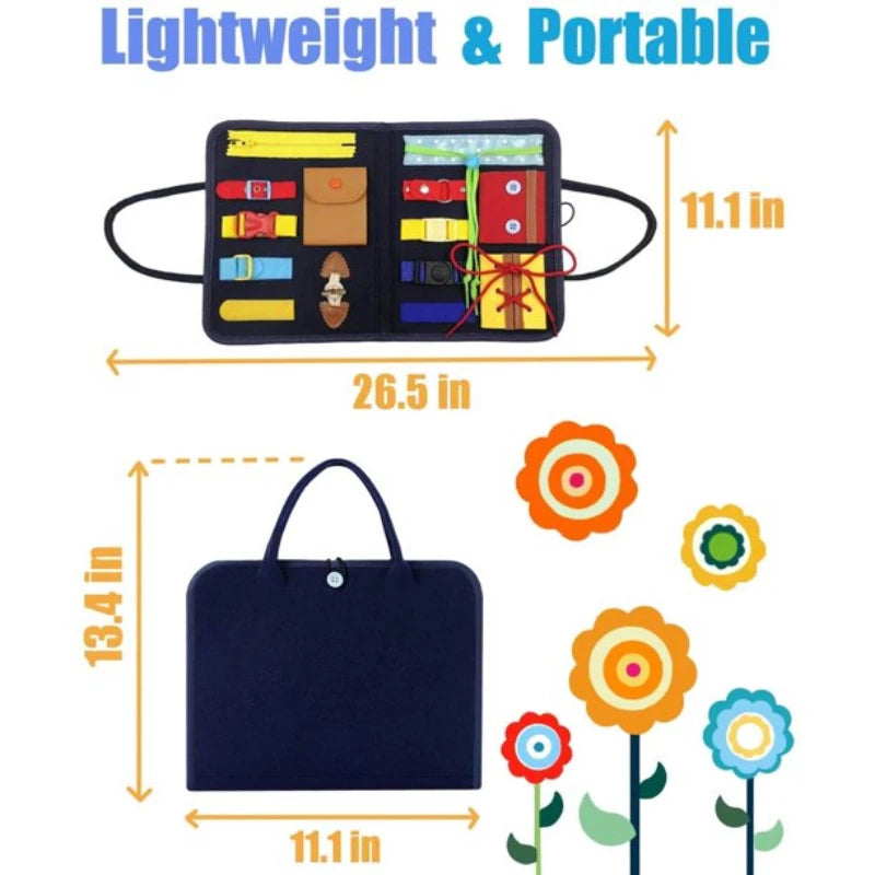 Sensory Play Board &ndash; Engaging Montessori Learning Toy for Toddlers