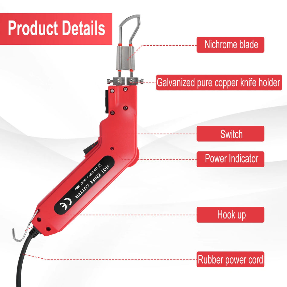 Elektrisk skumskärare varm kniv termisk skärare för DIY