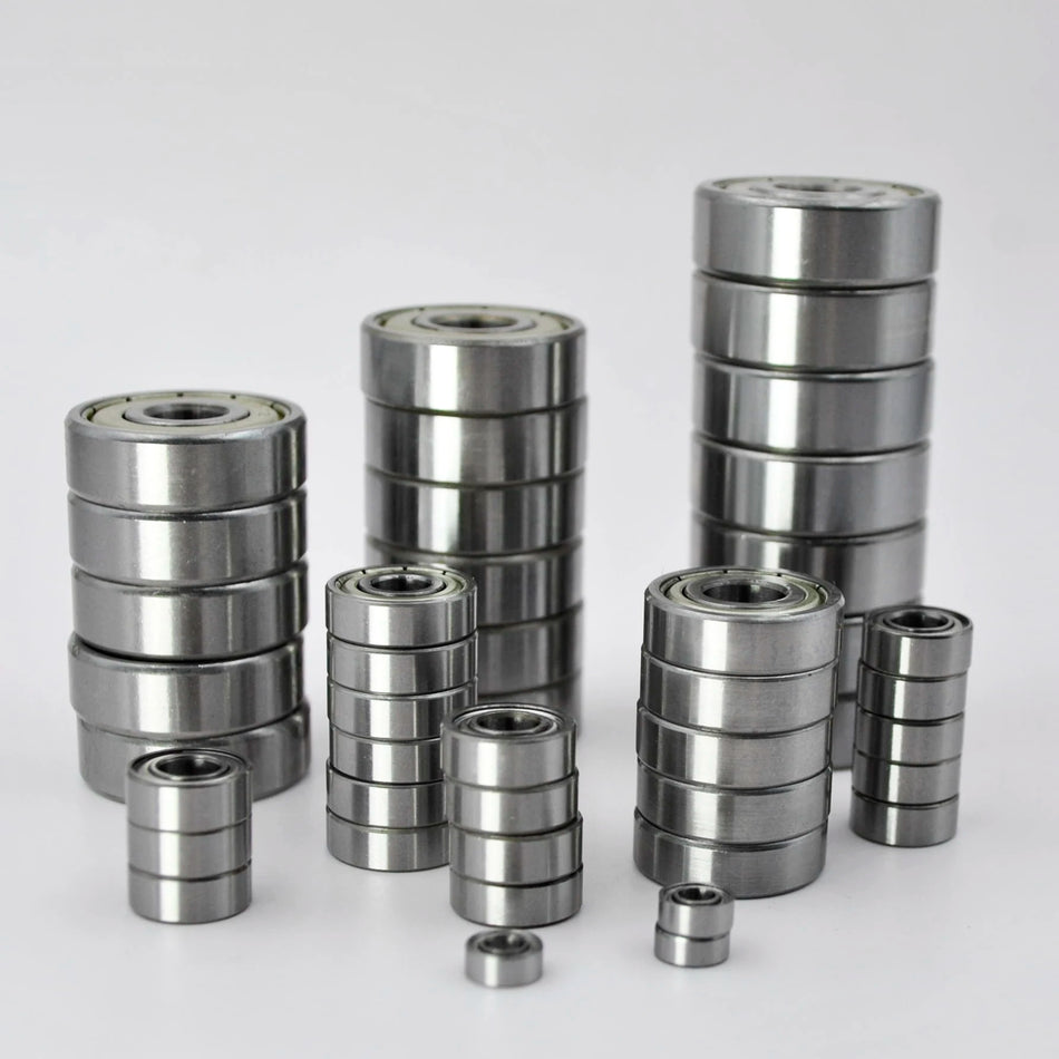 Miniature Bearings 2&ndash;10mm Set &ndash; Chrome Steel Greased